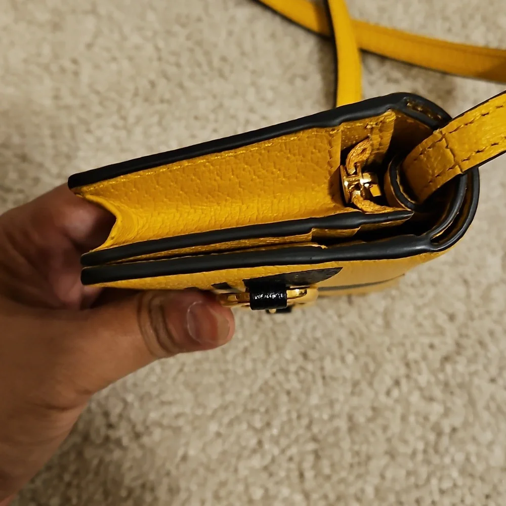 🛑GUCCI x Adidas Leather Horsebit Card Holder Mini Crossbody Bag - Picture 7 of 11